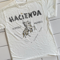 90s HACIENDA HOTEL RARE WASHED WHITE T-SHIRT Hoodie, Sweatshirt | PureTeeCo.com (Image 1)