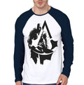 Assassins Creed Raglan Tee Hoodie, Sweatshirt | PureTeeCo.com