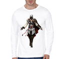 Assassins Creed White Full Sleeve Tee Style001 Hoodie, Sweatshirt | PureTeeCo.com