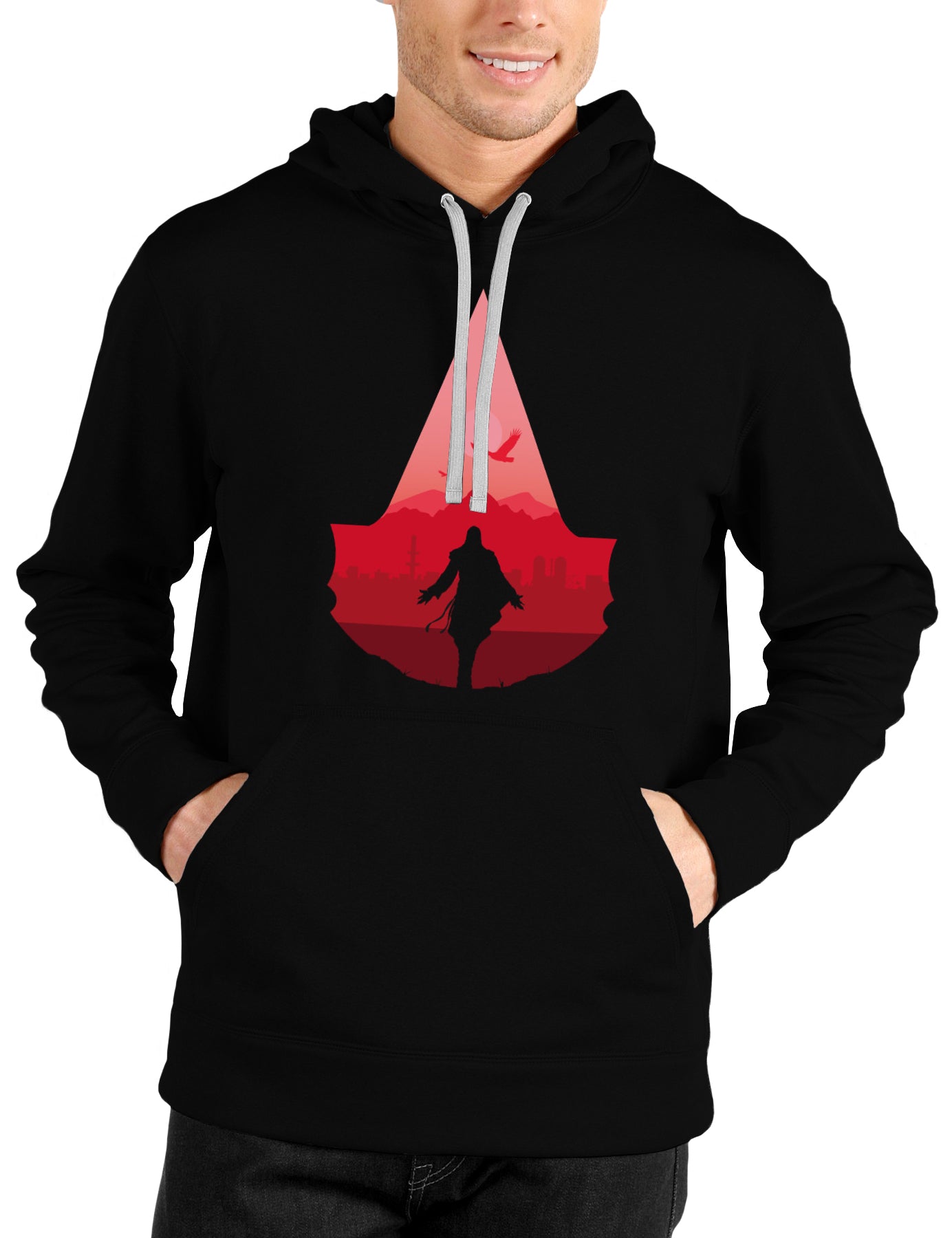 Assasian Creed Black Hoodie T-Shirts, Sweatshirt | PureTeeCo.com