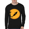 Sunset Black Full Sleeve Tee Hoodie, Sweatshirt | PureTeeCo.com
