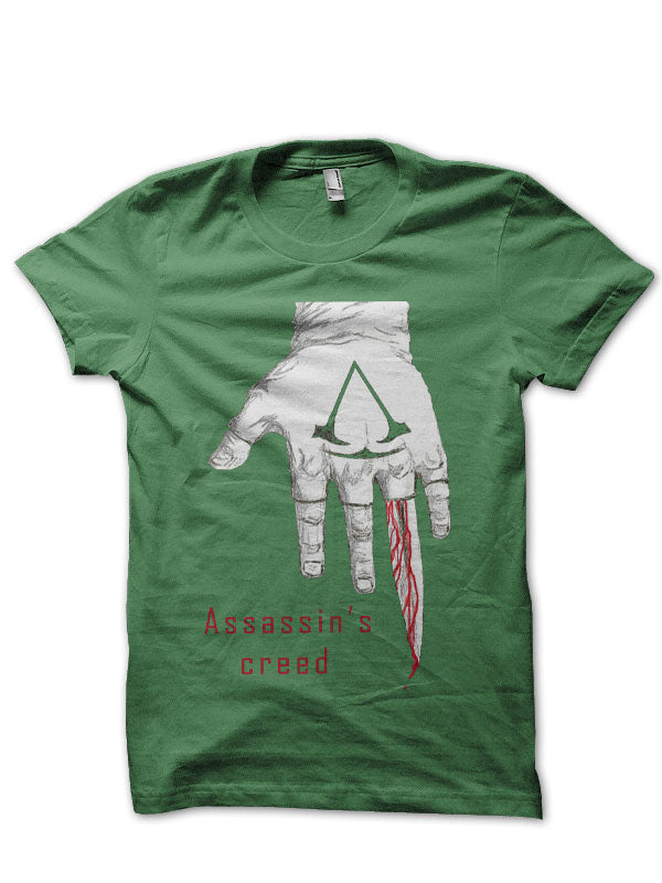 Assasian Creed Green Tee Hoodie, Sweatshirt | PureTeeCo.com