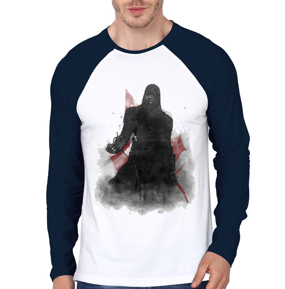 Assasian Creed Raglan Tee Hoodie, Sweatshirt | PureTeeCo.com