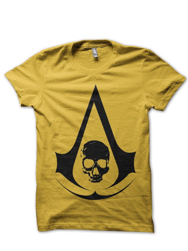 Assassins Creed Yellow Tee Hoodie, Sweatshirt | PureTeeCo.com