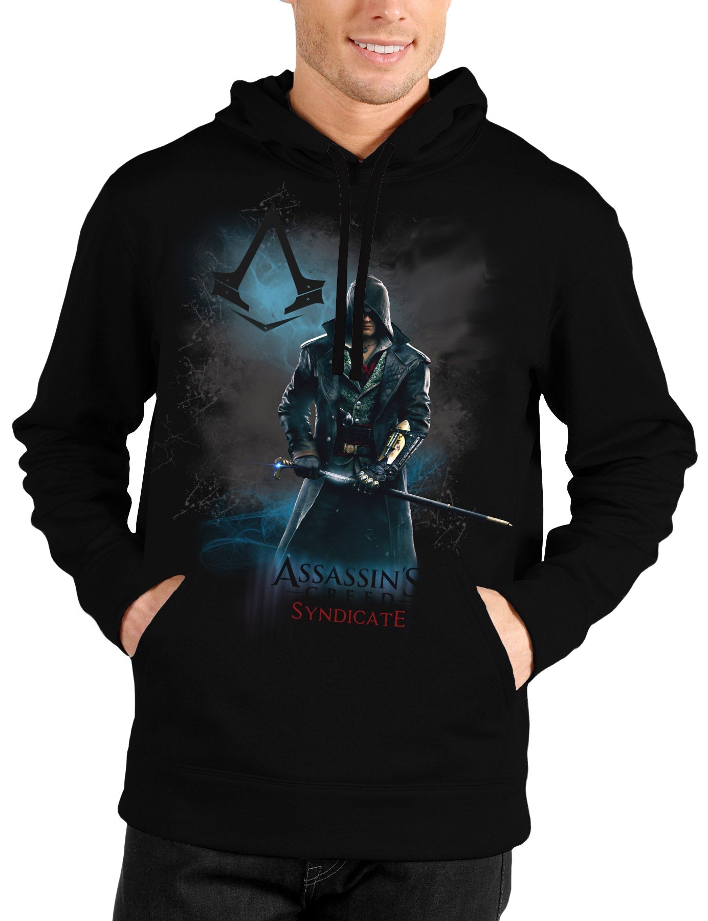 Assassinâ€™s Creed Black Hooded Sweatshirt T-Shirts, Hoodie | PureTeeCo.com