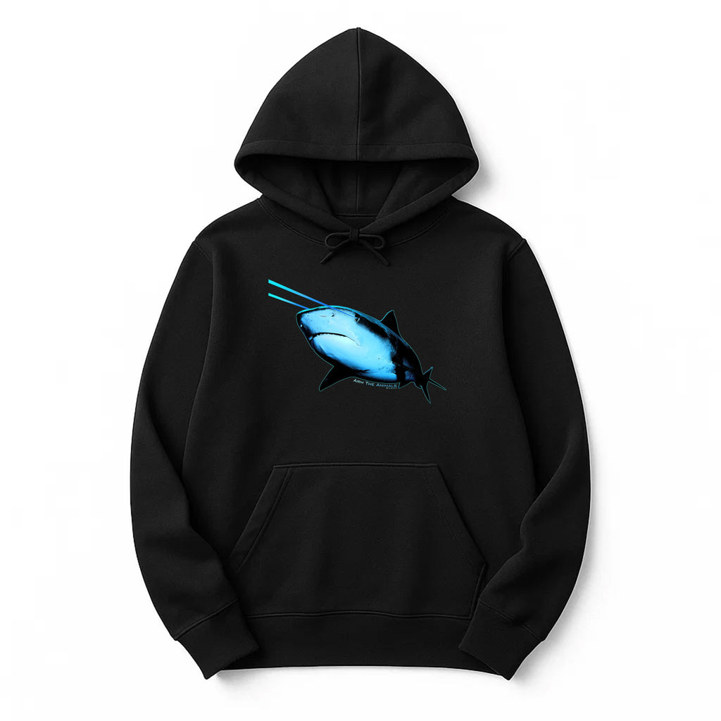 Unisex | Laser Eye Shark | Pullover Hoodie