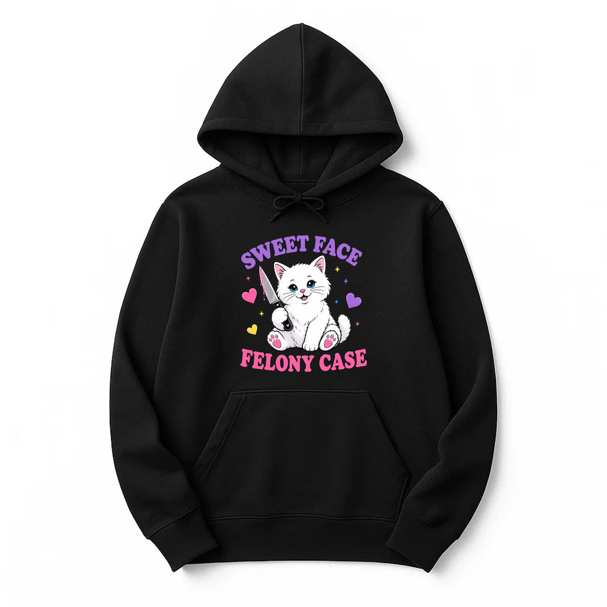 Unisex | Sweet Face Felony Case | Pullover Hoodie