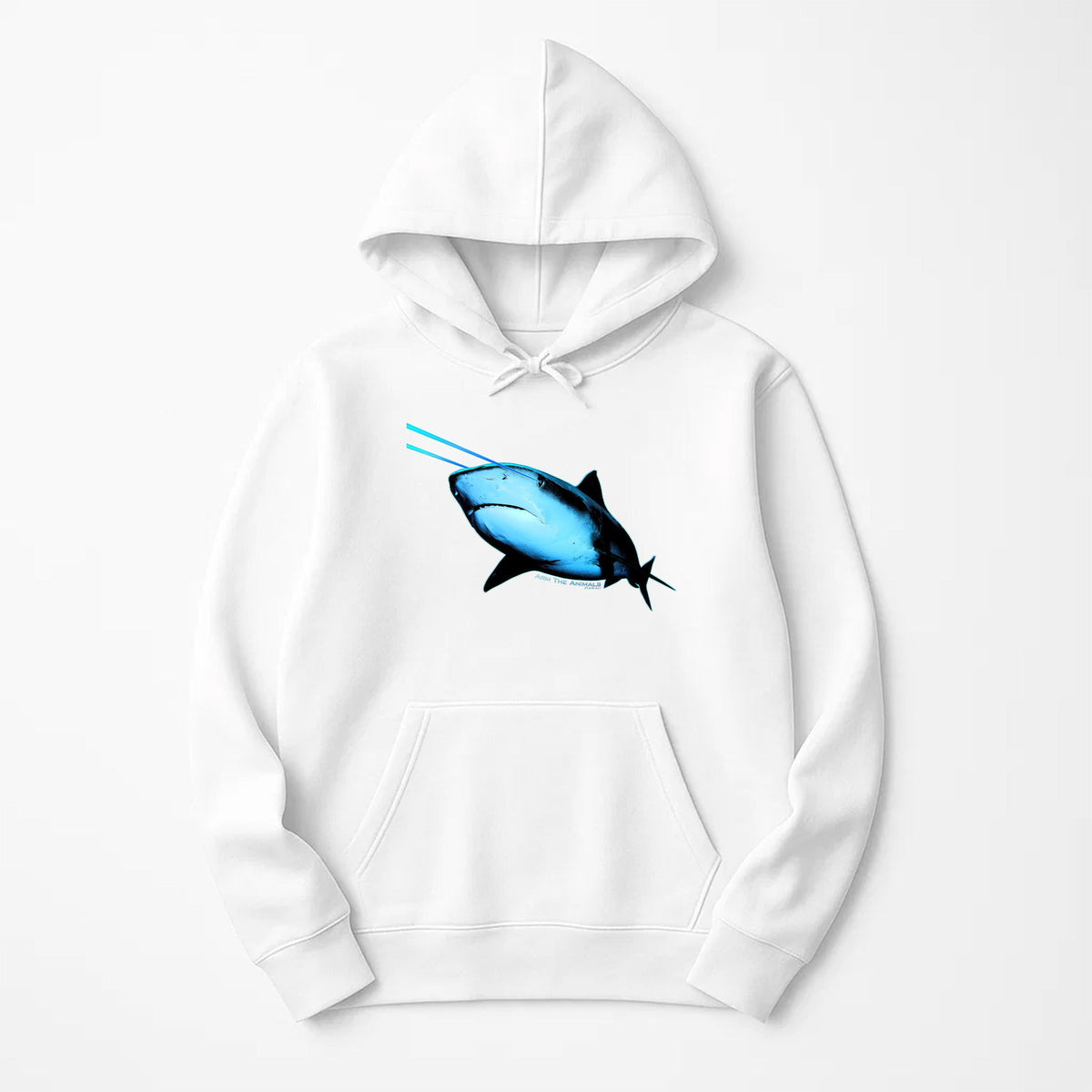 Unisex | Laser Eye Shark | Pullover Hoodie