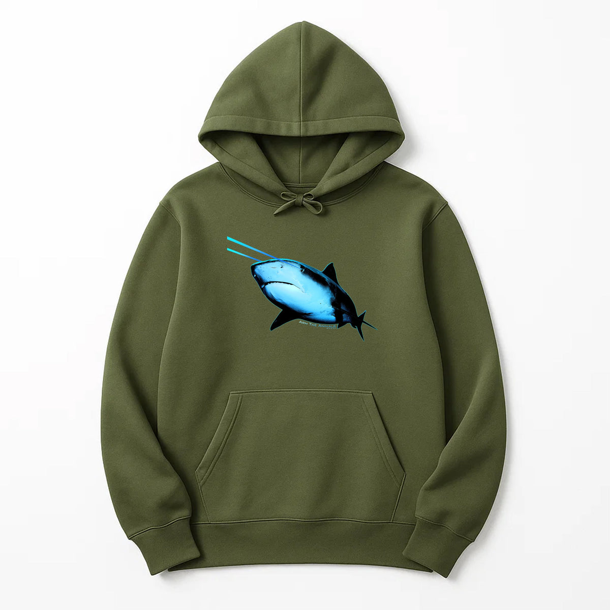 Unisex | Laser Eye Shark | Pullover Hoodie