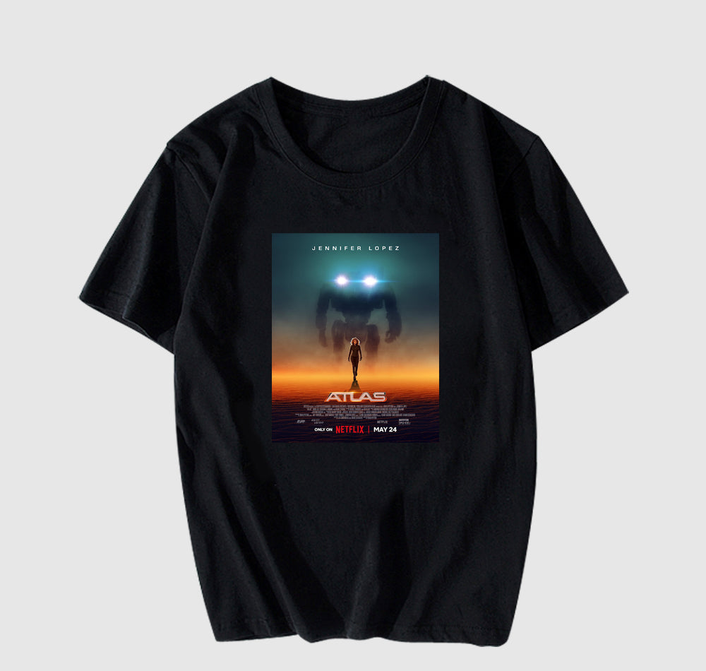 atlas Movie New Poster T Shirt Hoodie, Sweatshirt | PureTeeCo.com