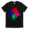 Autism Awareness Distressed Puzzle Pieces T-Shirt Hoodie, Sweatshirt | PureTeeCo.com