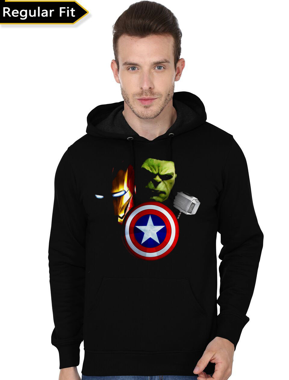 Avengers Infinity War Black Hoodie Style002 T-Shirts, Sweatshirt | PureTeeCo.com