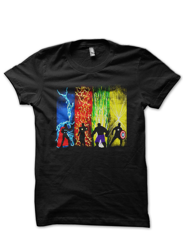 Avengers Elite Black T-Shirt Hoodie, Sweatshirt | PureTeeCo.com