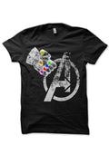 Avengers & Infinity Gauntlet Black T-Shirt Hoodie, Sweatshirt | PureTeeCo.com
