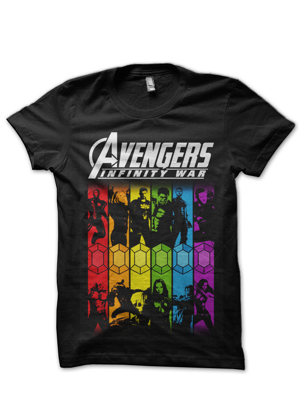 Avengers Infinity War Black T-Shirt Hoodie, Sweatshirt | PureTeeCo.com