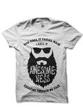 Beard Awesomeness Escaping Through My Face T-Shirt Hoodie, Sweatshirt | PureTeeCo.com