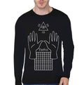 The Fox Black Full Sleeve T-Shirt Hoodie, Sweatshirt | PureTeeCo.com