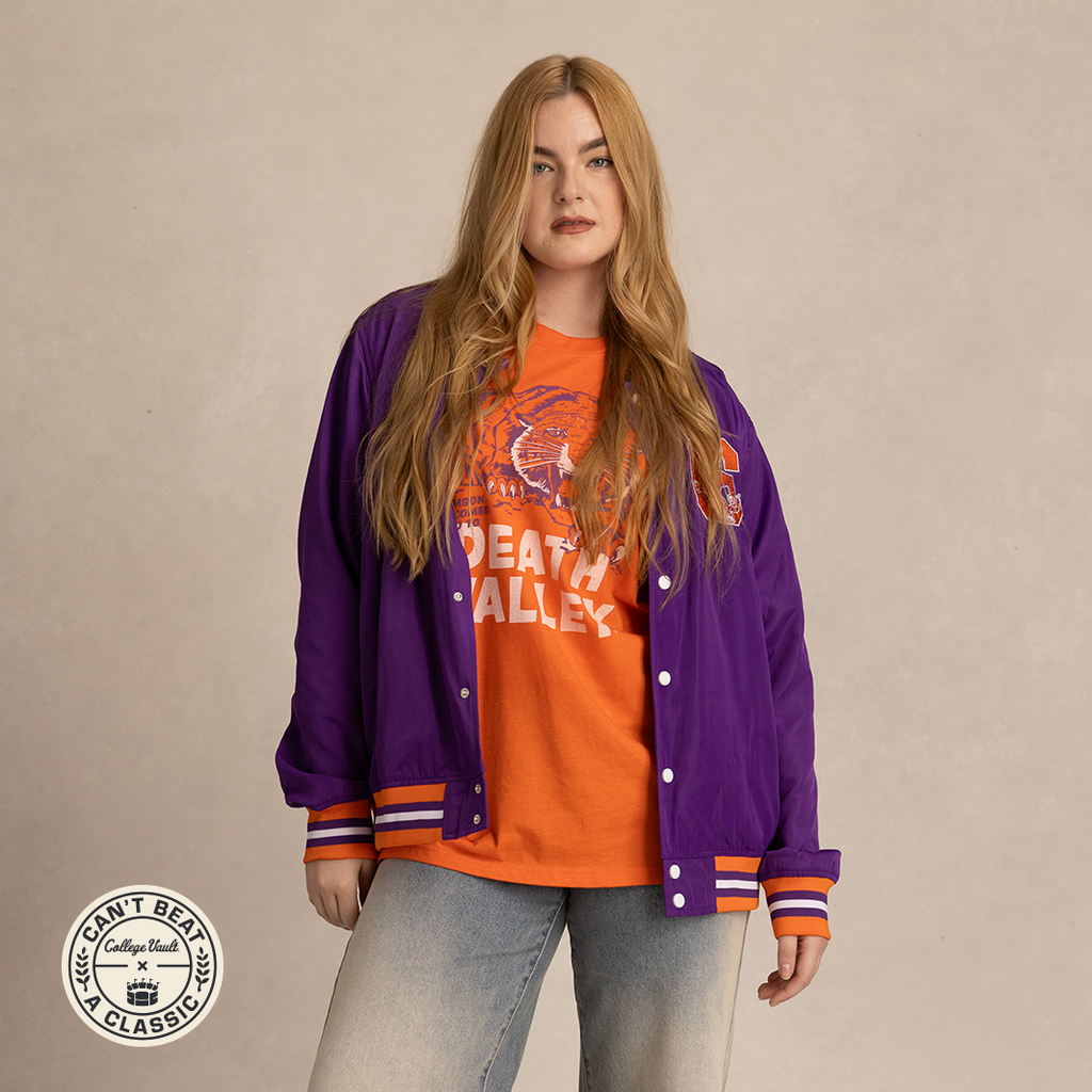Vintage Clemson Tigers Death Valley T-Shirt Hoodie, Sweatshirt | PureTeeCo.com (Image 2)