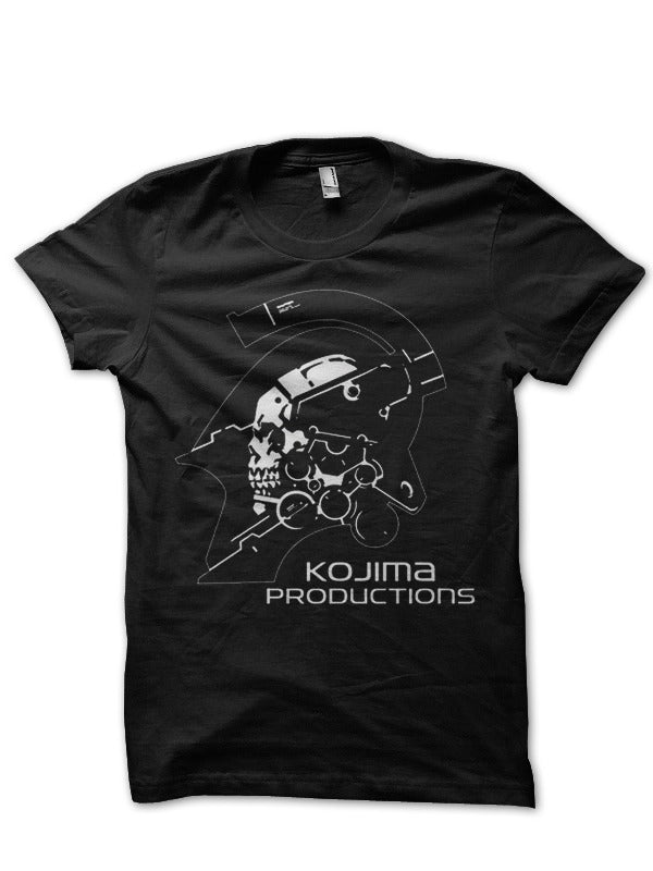 kojima Production Half Sleeve Black T-Shirt Hoodie, Sweatshirt | PureTeeCo.com