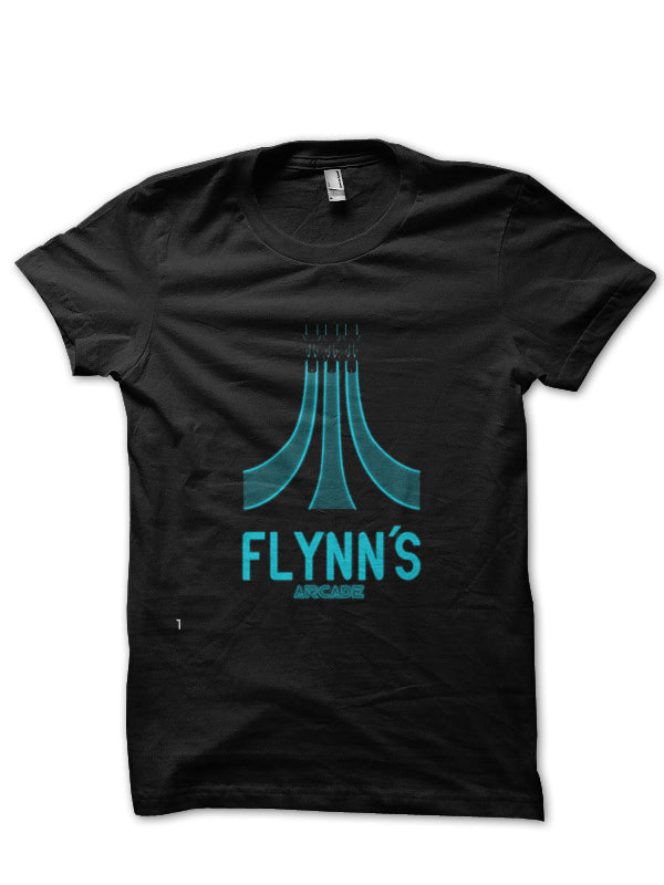 Flynnâ€™s Arcade Half Sleeve T-Shirt Hoodie, Sweatshirt | PureTeeCo.com