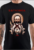 Batushka Half Sleeve Black T-Shirt Hoodie, Sweatshirt | PureTeeCo.com