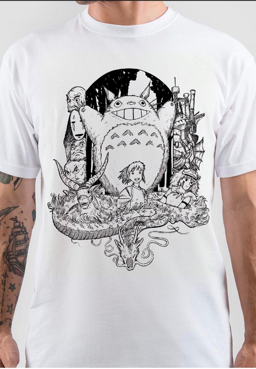 Studio Ghibli T-Shirt Style002 Hoodie, Sweatshirt | PureTeeCo.com