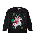 Baby Girl's Santa Unicorn Ugly Christmas Sweater