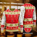Bacardi White Rum Christmas Wool Ugly Sweater Knitted Sweater Ugly Christmas Sweater