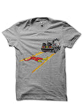 Back To Flash Grey T-Shirt Hoodie, Sweatshirt | PureTeeCo.com