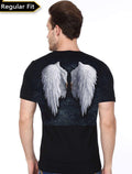 Back Wings Black T-Shirt Hoodie, Sweatshirt | PureTeeCo.com