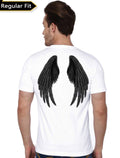 Back Wings White T-Shirt Hoodie, Sweatshirt | PureTeeCo.com