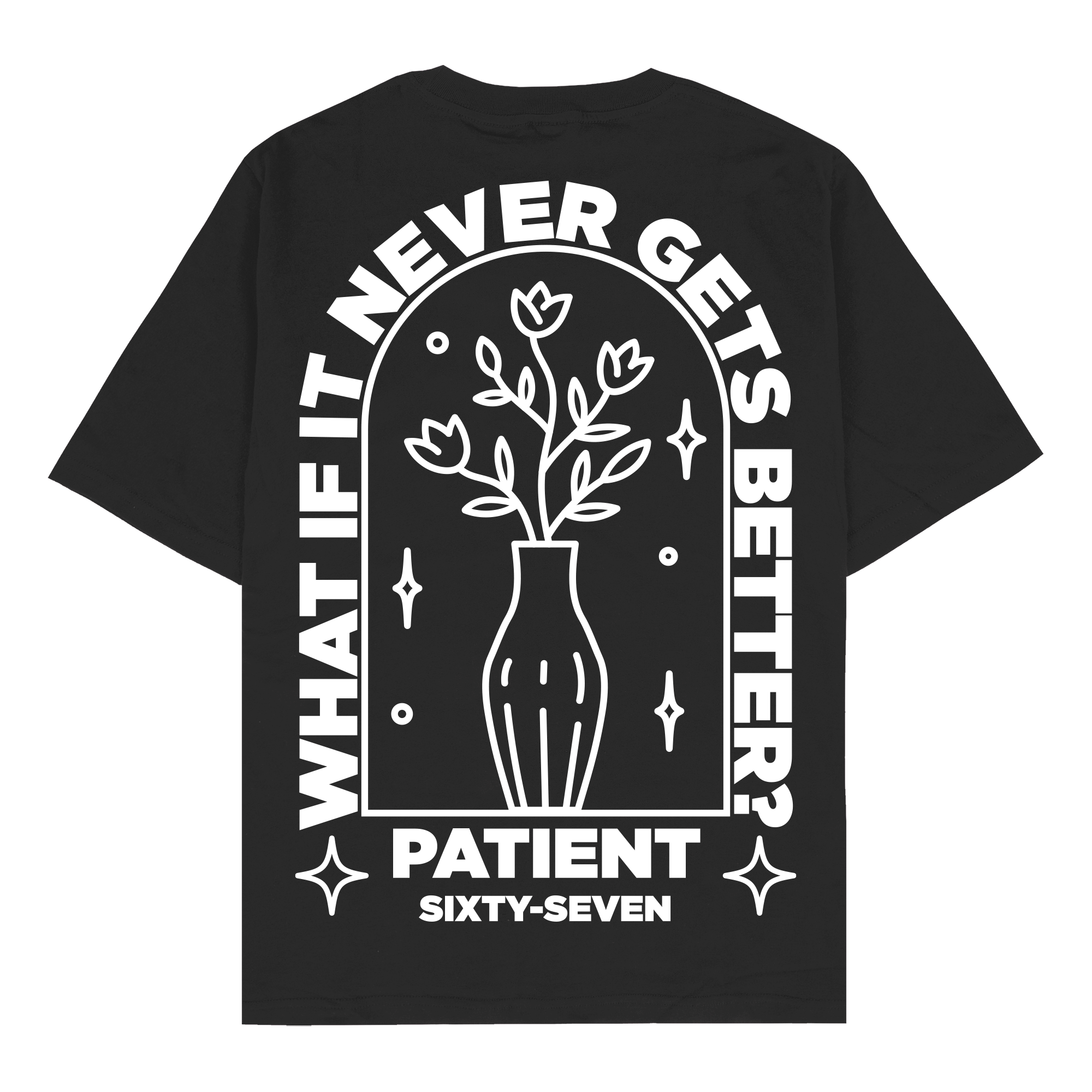 Patient Sixty-Seven - Flower T-Shirt Hoodie, Sweatshirt | PureTeeCo.com (Image 3)