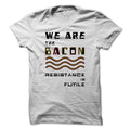 Bacon White T-Shirt Hoodie, Sweatshirt | PureTeeCo.com