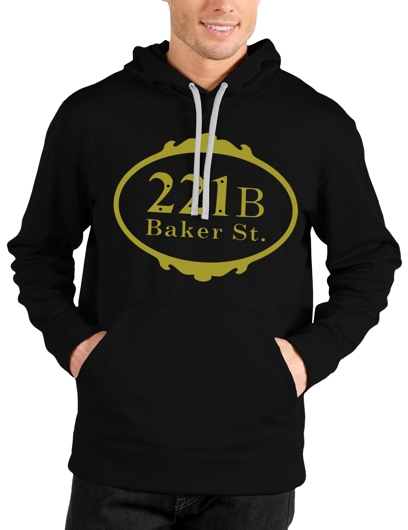 Baker Street Black Hoodie T-Shirts, Sweatshirt | PureTeeCo.com