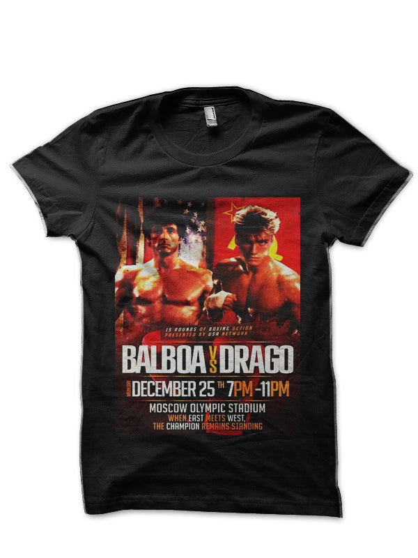 Balboa Vs Drago T-Shirt Hoodie, Sweatshirt | PureTeeCo.com