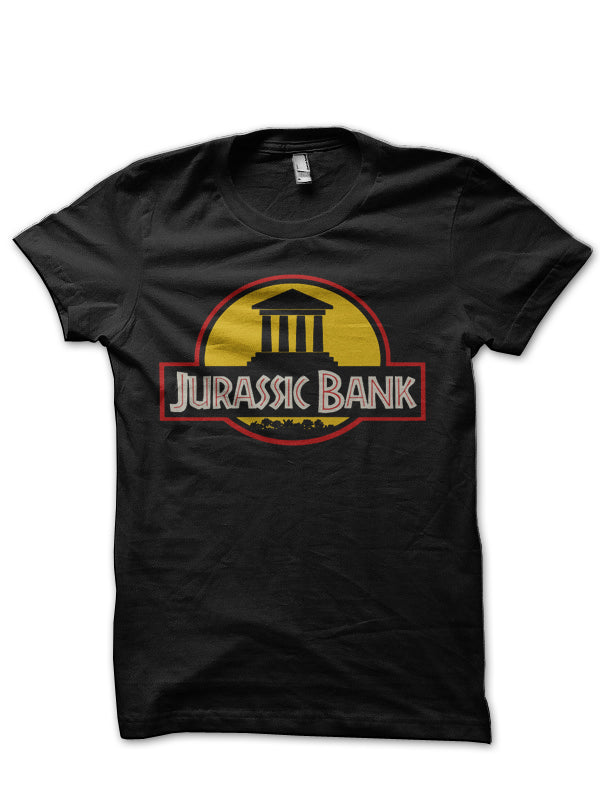 Jurassic Bank Black T-Shirt Hoodie, Sweatshirt | PureTeeCo.com