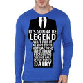 Barney Blue Full Sleeve Tee Hoodie, Sweatshirt | PureTeeCo.com