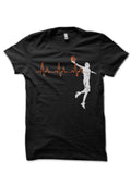 Basketball Heartbeat T-Shirt Hoodie, Sweatshirt | PureTeeCo.com
