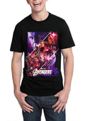 Avenger Half  Sleeve Black T- Shirt Hoodie, Sweatshirt | PureTeeCo.com