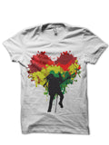 Dreadlock Rasta Heart White T-Shirt Hoodie, Sweatshirt | PureTeeCo.com