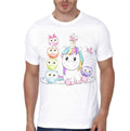 Unicorn White Half Sleeve T-Shirt Hoodie, Sweatshirt | PureTeeCo.com