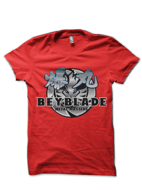 Beyblade Half Sleeve Red T-Shirt Hoodie, Sweatshirt | PureTeeCo.com