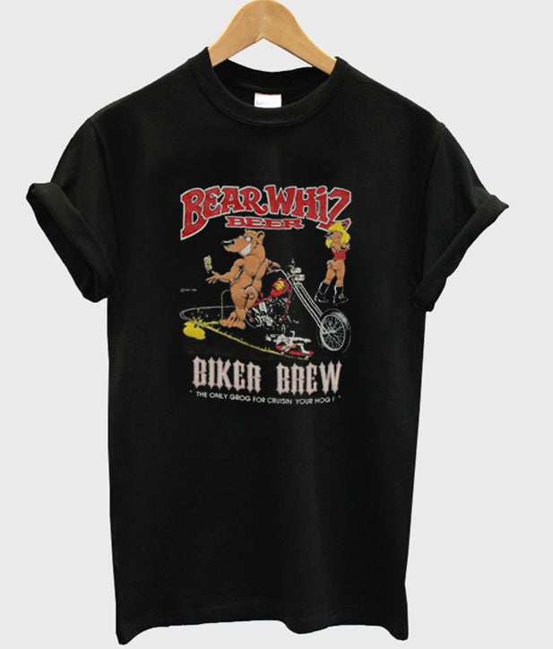 bear whiz beer biker brew t-shirt Hoodie, Sweatshirt | PureTeeCo.com