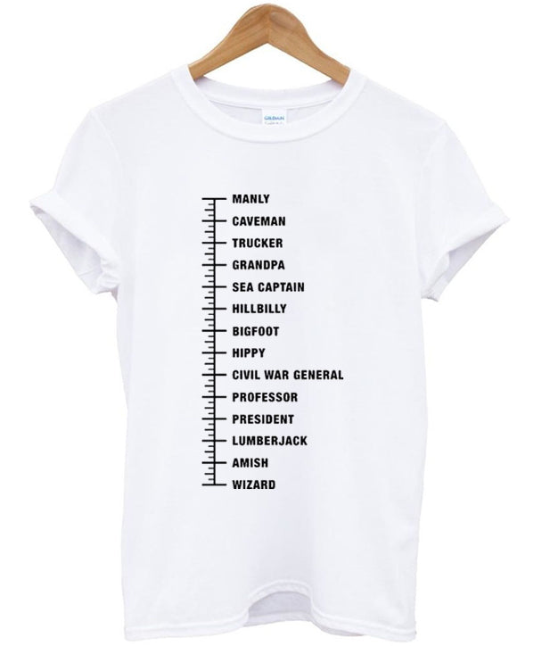 beard length chart t-shirt Hoodie, Sweatshirt | PureTeeCo.com
