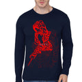 Assassins Creed Navy Blue Full Sleeve Tee Hoodie, Sweatshirt | PureTeeCo.com