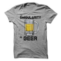 Beer Glass Grey T-Shirt Hoodie, Sweatshirt | PureTeeCo.com