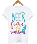 beer lime sunshine t-shirt Hoodie, Sweatshirt | PureTeeCo.com