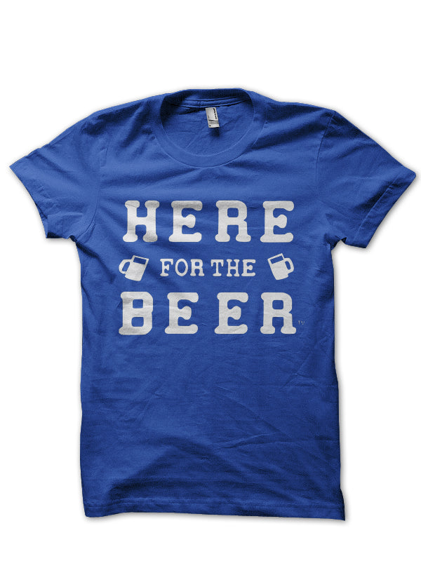 Here For Beer T-shirt Hoodie, Sweatshirt | PureTeeCo.com