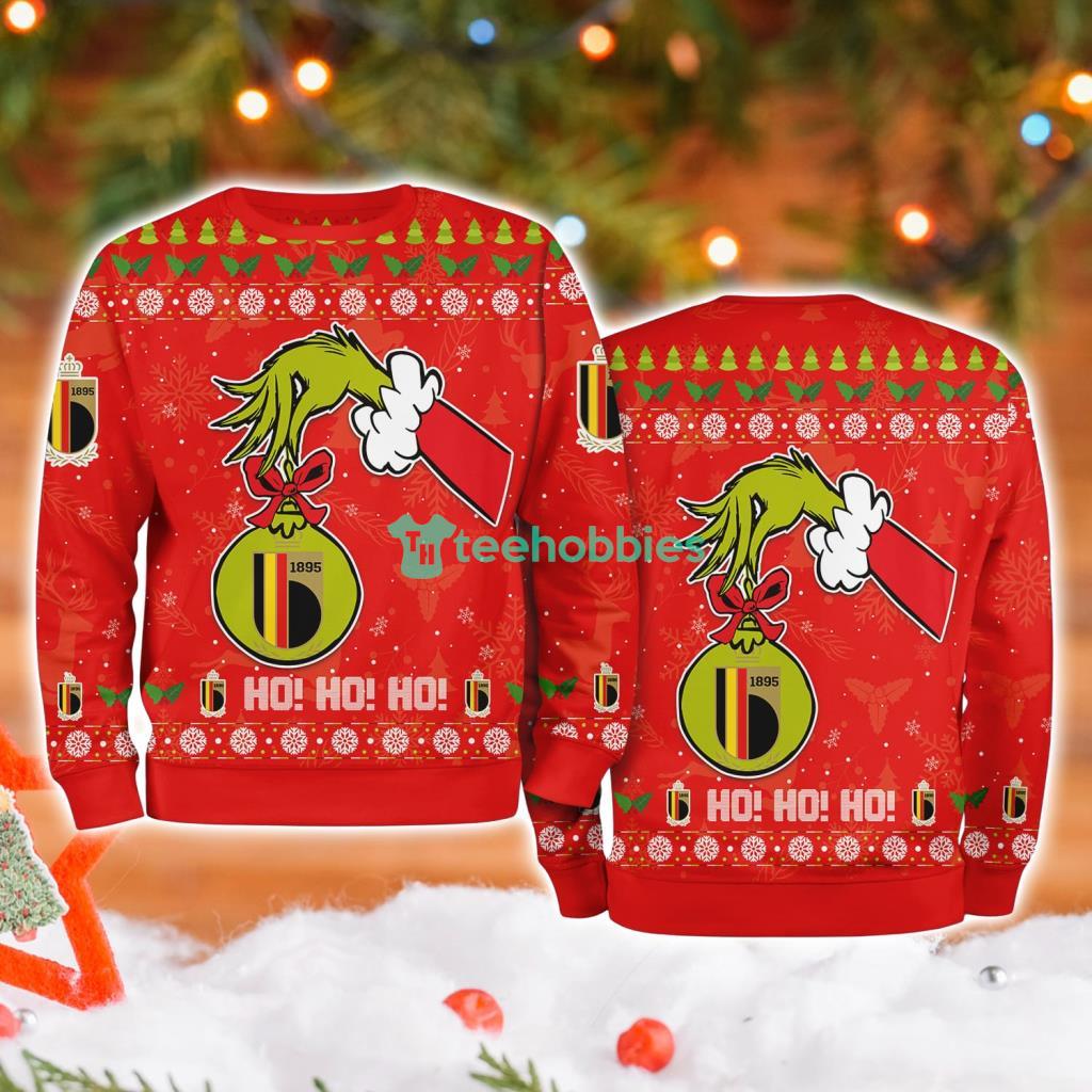 BELGIUM NATIONAL FOOTBALL C Christmas ugly sweater