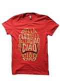 Bella Ciao Red T-Shirt Hoodie, Sweatshirt | PureTeeCo.com